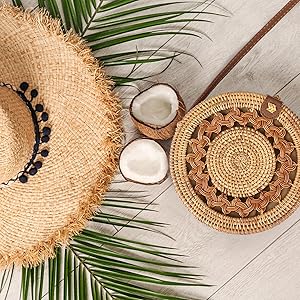 藤編包ベトナム手工草編みミニ円形斜め横断包 How to make a paper band mini basket / DIY - YouTube