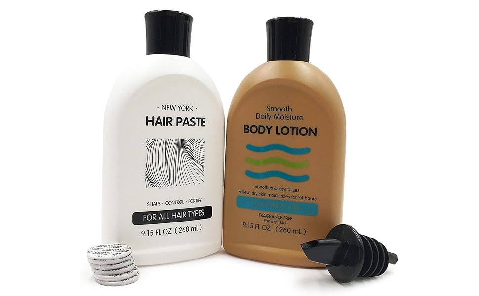 Hair and Body Hidden Flask Set Sneaky Alcohol Flask for