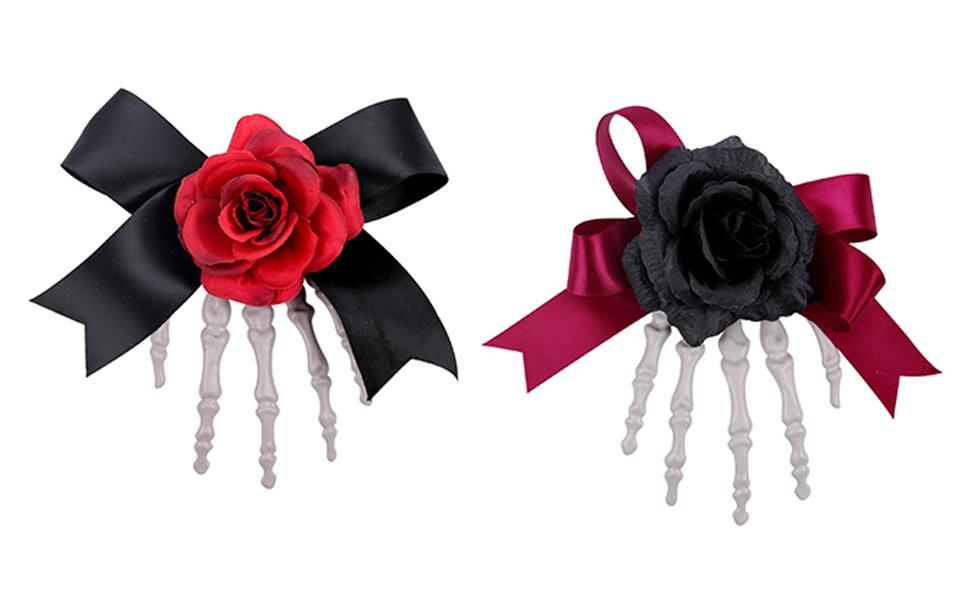 Hand Bone Shape Hair Clip