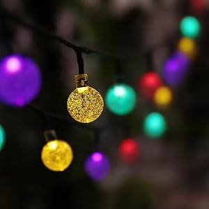 string lights solar powered