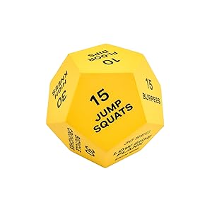 Yellow Exercise Dice - Intermediate