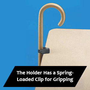 TULIMED – Classic, High Quality and Long-Lasting Cane or Crutch Holder for Walking Stick or Cane