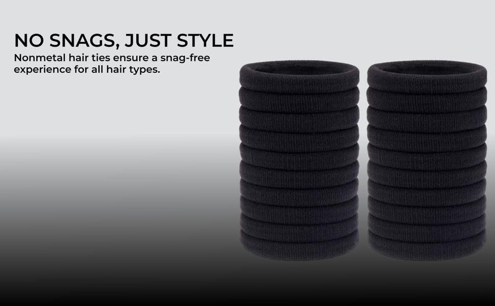 H&S Black Hair Bands