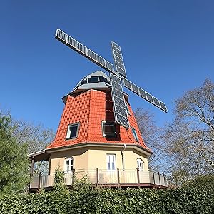 Solar Windmühle Stromerzeugung