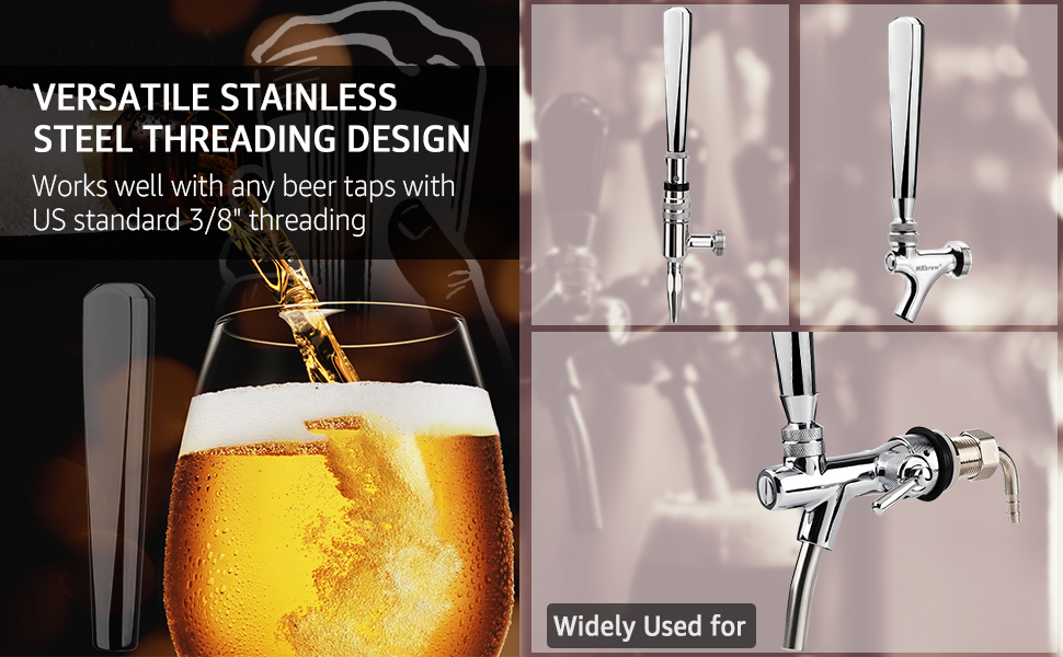 MRbrew Upgraded Beer Tap Handle, All Commercial 304