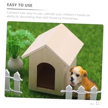 Amazon.co.jp: VORCOOL 2個チュア犬小屋 ドールハウス用ペット