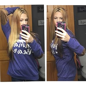 MODARANI Mama Bear T Shirts Women Long Sleeve Tunic Tops Casual Loose Fit Comfy