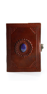 Handmade Leather Journal/Writing Notebook Diary/Bound Daily Notepad For Men & Women
