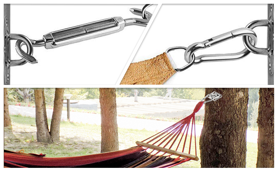 Emooqi Heavy Duty Waterresistant Stainless Steel Shade Sail, 115 x 14