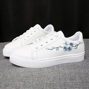 emichossFootJoy シューズ 女性用 ホワイト24.5 Amazon | [xiaofeixia] （ショッフェ） レディース 白スニーカー