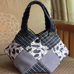 floral fabric squares