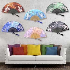 hand folding rave fan for women festival fan hot flash Dance Performance Decoration Wedding