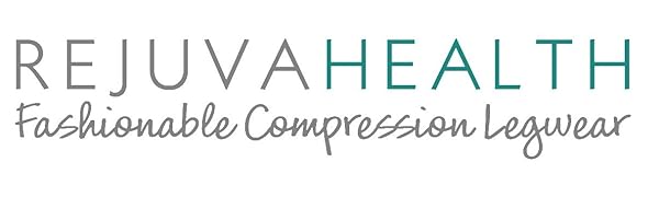 Rejuva 15-20 mmHg Graduated Compression Stockings, Opaque Diamond, Knee High