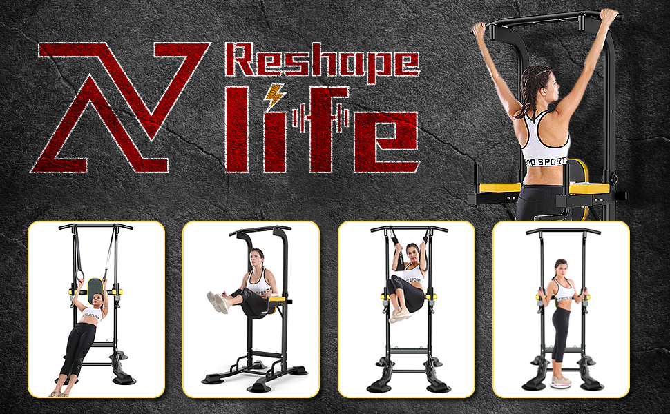 Amazon | ReshapeLife ぶら下がり健康器 チンニング 筋力