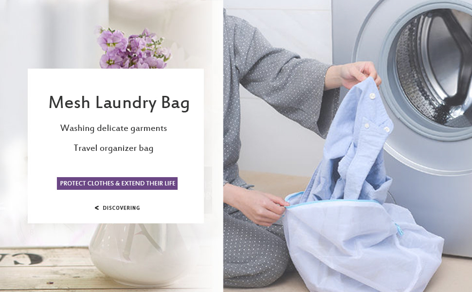 SUREMATE Mesh Laundry Bag for Delicates Lingerie Bags for