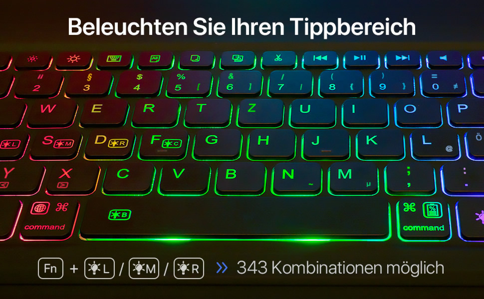 Inateck Tastatur Hülle für iPad Air 5 2022/ iPad Air 4 2020/iPad Pro 11
