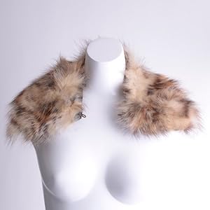 Amazon | [アウローラ] フォックスカラー ティペット 毛皮