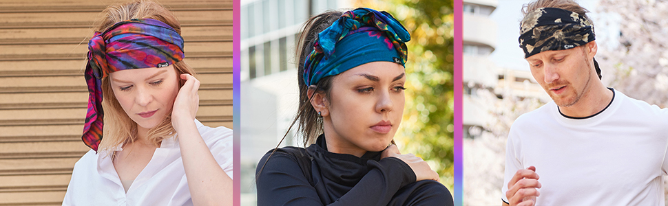 batik haarband sommer stirnband halloween karneval fasching kostüm cosplay damen herren hippie boho 