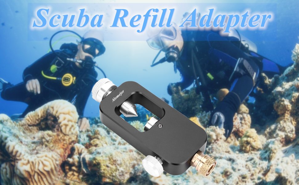 Alomejor Scuba Tank Refill Adapter Scuba Refill Station Paintball HPA