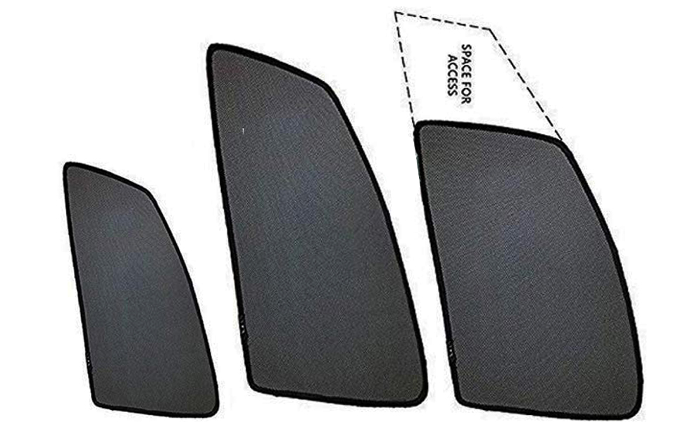 WolkomHome car Fix Curtain Window Shades Half Curtains Sunshade Set of