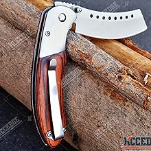 8" Cleaver Pocket Knife