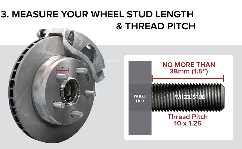 16pcs Black Spline Drive Lug Nuts 10x1.25 Threads 1.4 inch Length Closed End