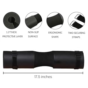 Squat Pad Bar Pad for Hip Thrusts Weight Lifting Lunges, comfortable thick barbell pad protector