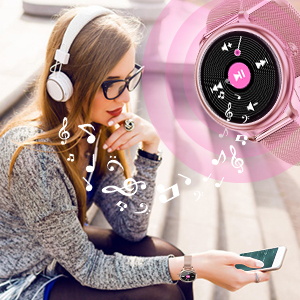 スマートウォッチレディース 音楽制御