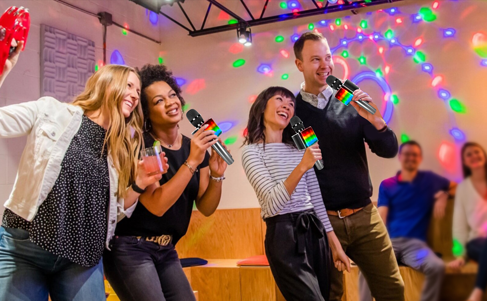 Bluetooth karaoke microphone for nice life