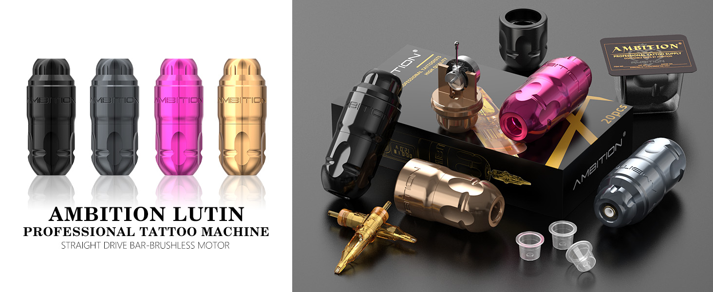 Amazon.com: Ambition Lutin Rotary Tattoo Gun with Straight