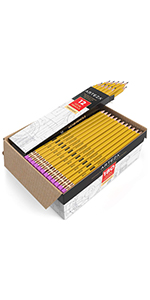 ARTZ-8115_Wood-Cased_Pencils_Latex_Free_Erasers_Box_of_180