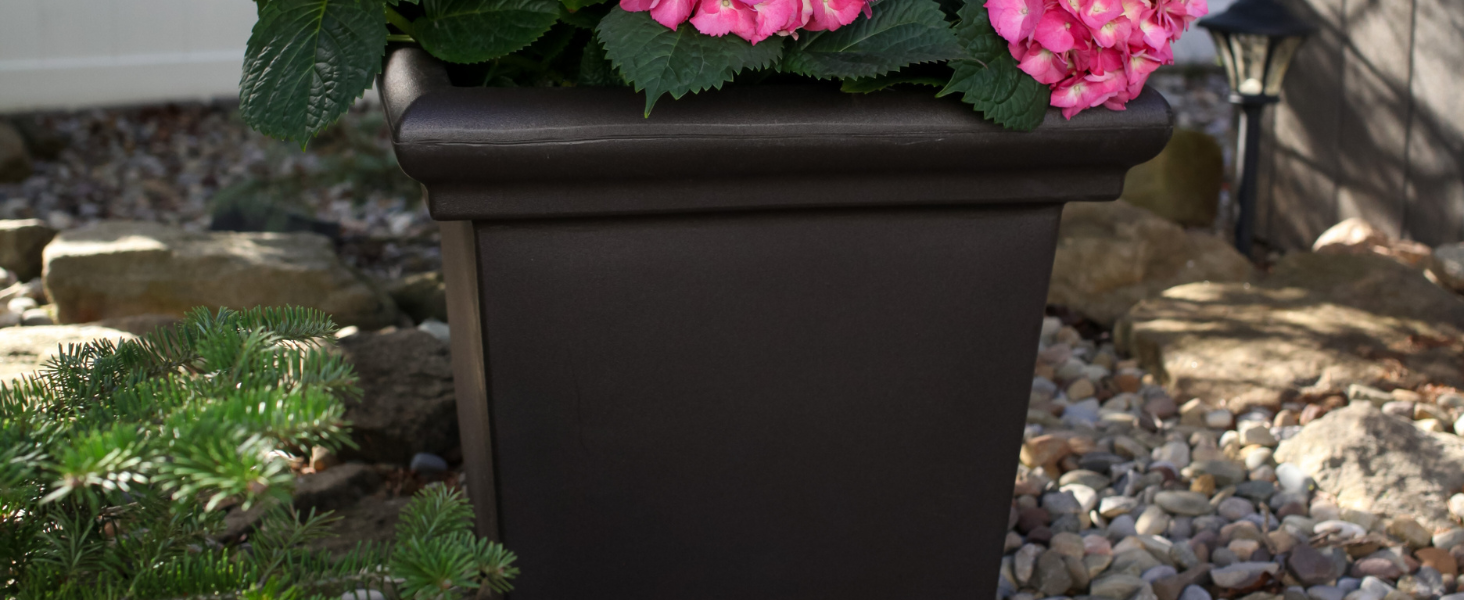 Amazon.com: The HC Companies Terrazzo Square Plant Pot w