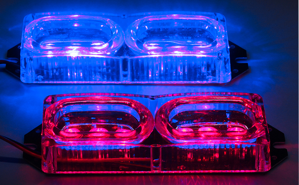 Red & Blue police light for bike
