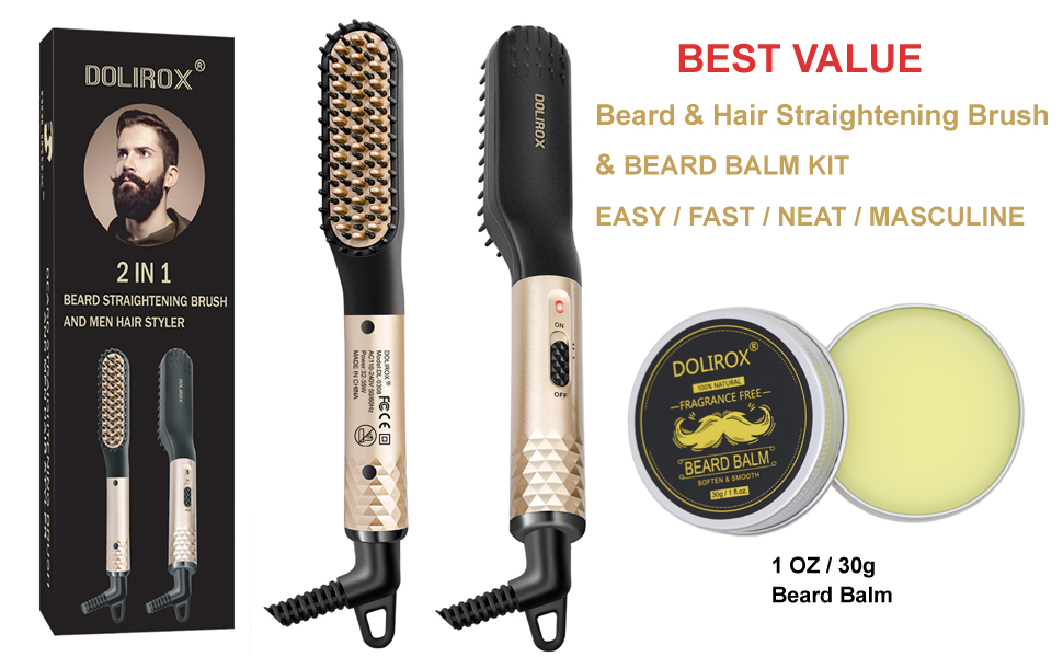 beard straightening balm