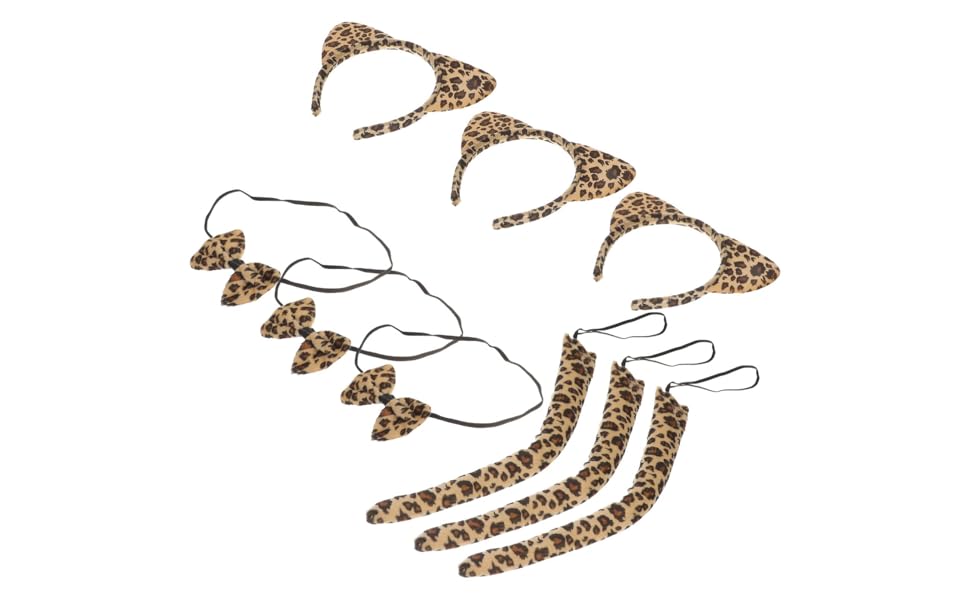 Amazon.co.jp: Frcolor 猫耳 カチューシャ ブラウン 猫耳 ヒョウ柄