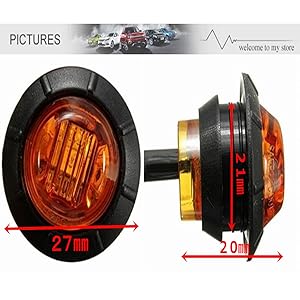 Amazon | S.fields.inc カウル ウインカー サイドマーカー LED