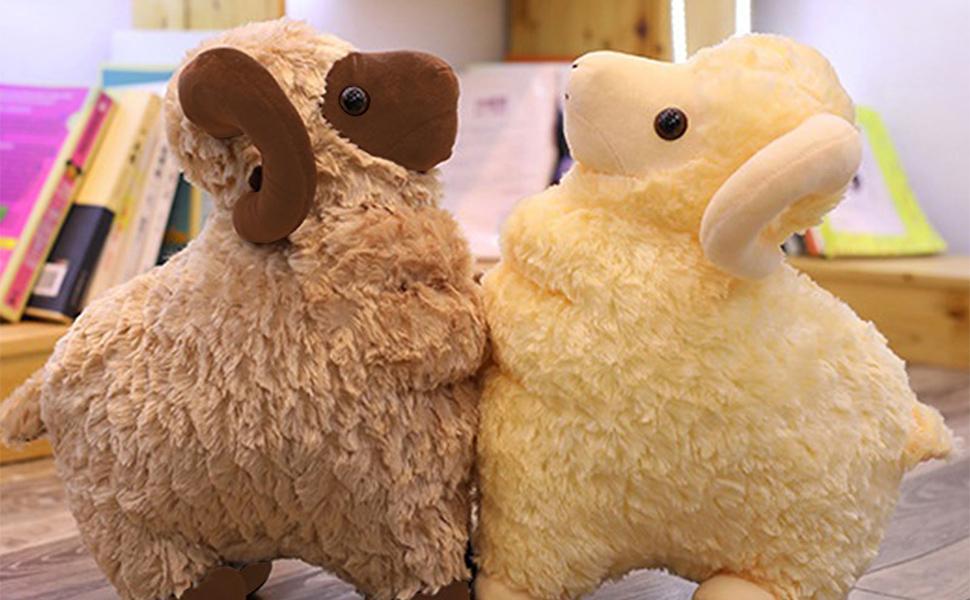 Amazon.co.jp: 子羊の赤ちゃんのおもちゃ 羊のぬいぐるみ ひつじ