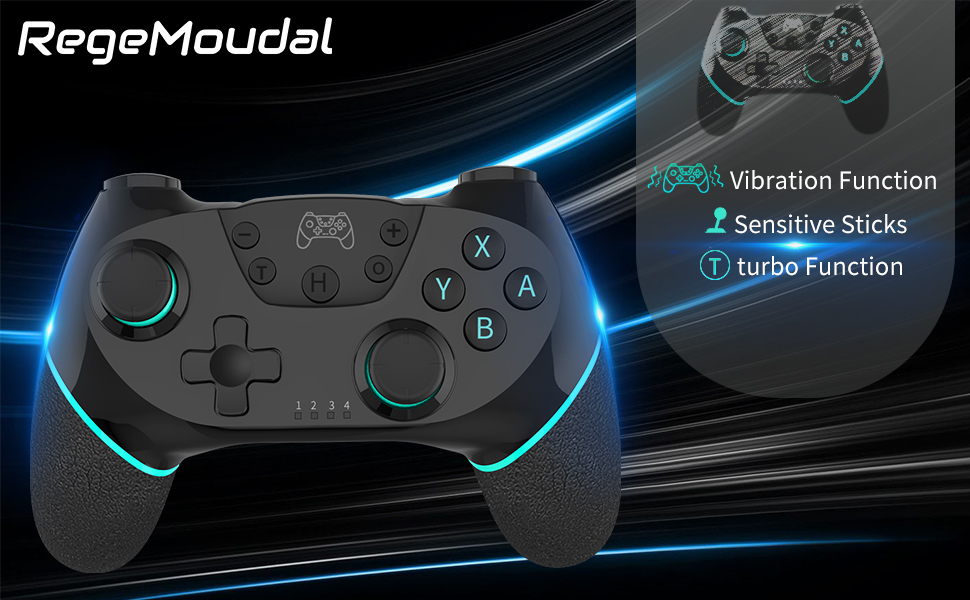 regemoudal wireless switch pro controller