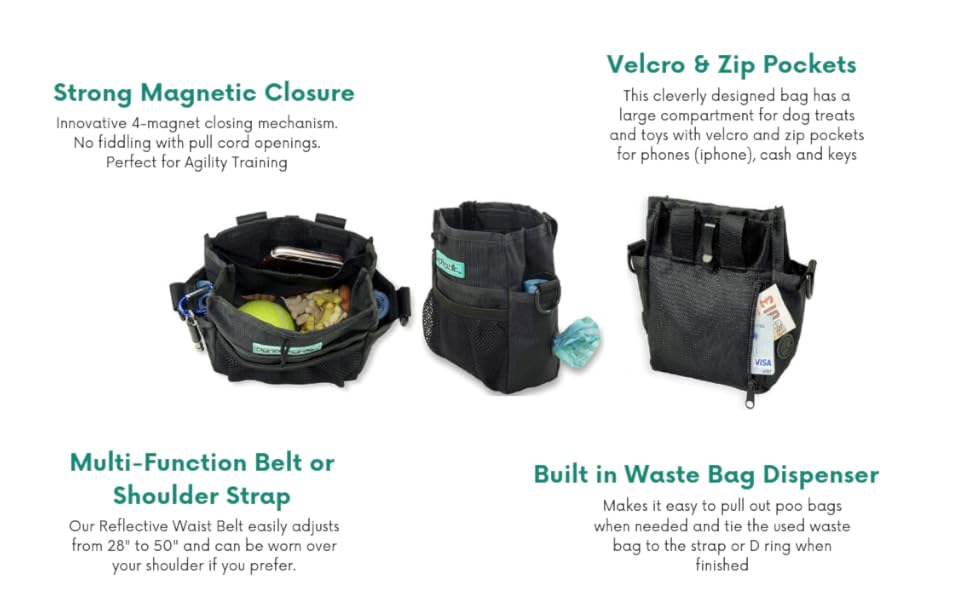  Dogtreatbag,allinonedogbag,trainingdogbag,dogtrainingbag,dogwalkingbag,poopbagholder 