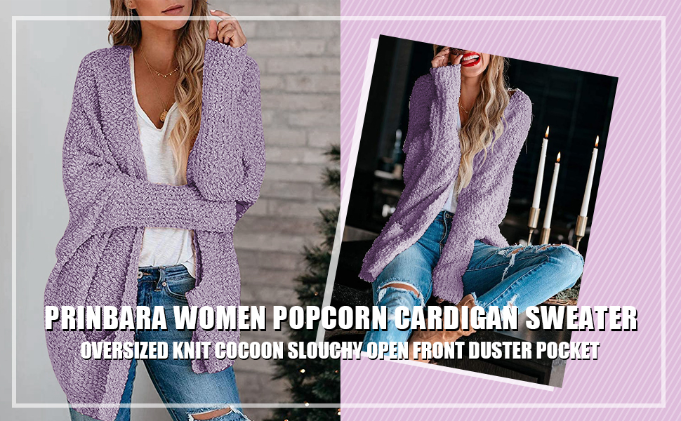 purple fuzzy cardigan