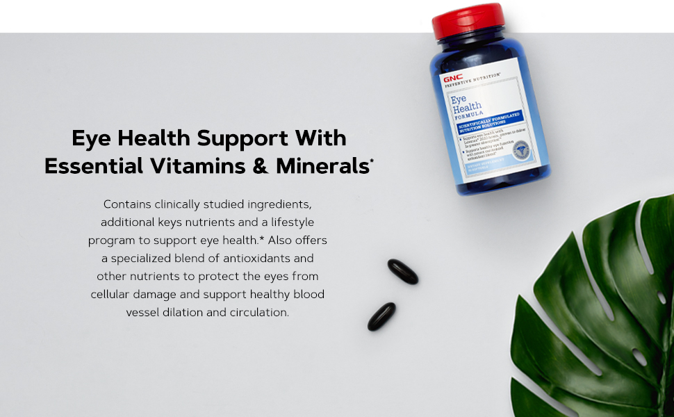 GNC Eye Health Formula 60 Capsule Amazon.sg Health, Household and