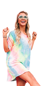 Women Tie Dye Dress