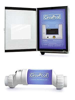 Electronic Digital Controls and Titanium Salt Cell for CircuPool Universal40 Saltwater Chlorinator