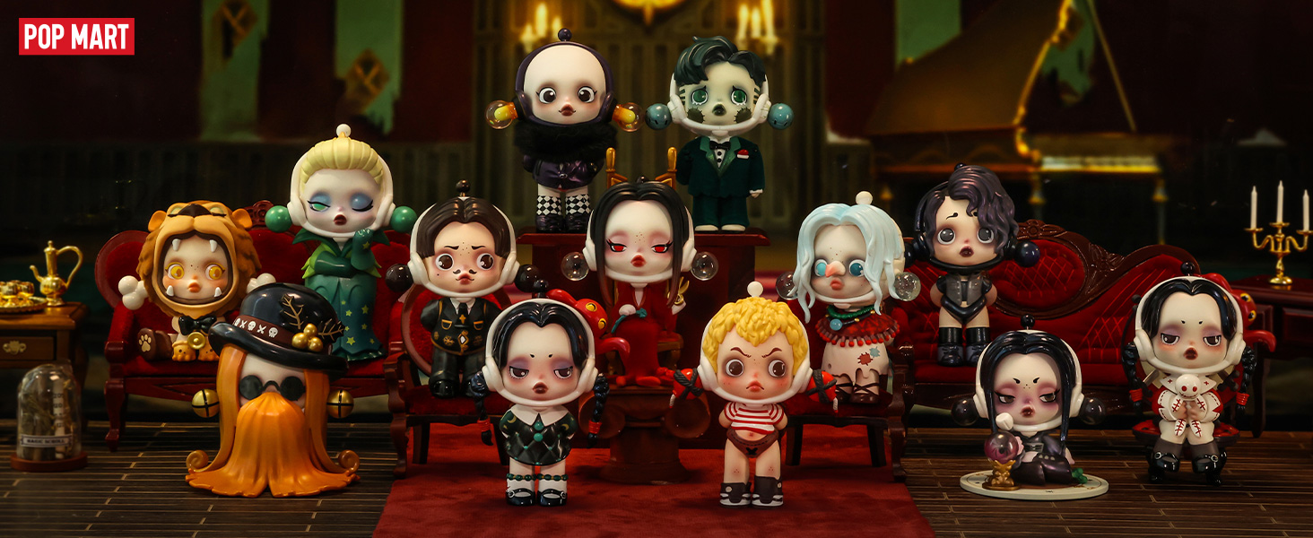 SF・ファンタジー・ホラー POPMART SKULLPANDA ADAMS FAMIRY Amazon.co.jp: POP MART SKULLPANDA x The Addams Family