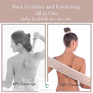 back scrubber body exfoliator brush shower exfoliator loofah cleaning washer for scrubbing use women