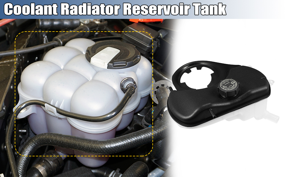 Amazon.com: X AUTOHAUX 1 Set Coolant Radiator Reservoir Tank