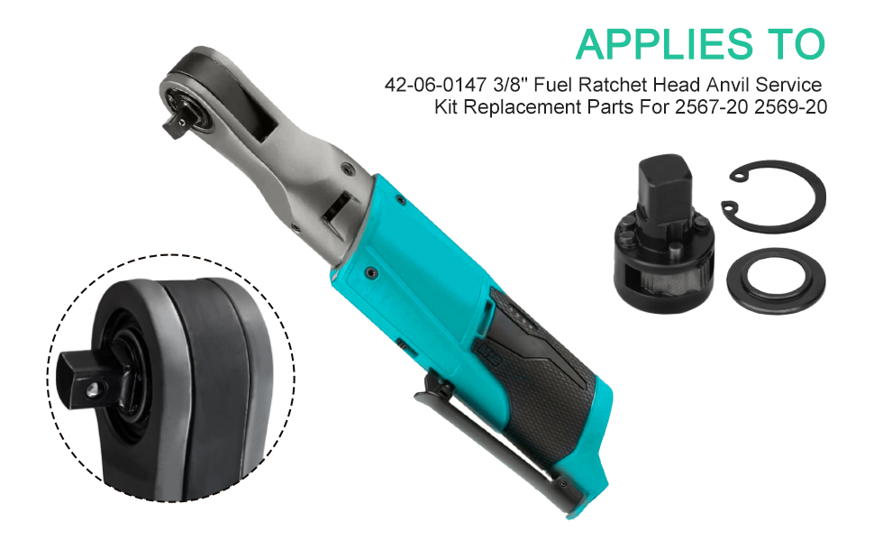 Amazon.com: 42-06-0147 Fuel Cordless Ratchet Wrench Anvil