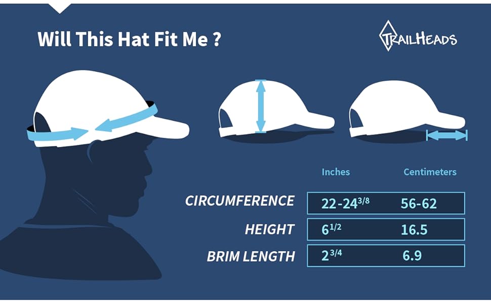 trailheads race day running cap