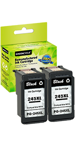 2 Pack PG 245XL Black Ink Cartridge