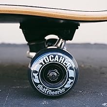 Skateboard Wheels : 54mm Wheels, 99A Hardness